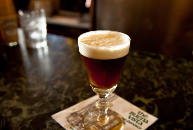 Dark Beer in a Glass — Brown, Warm