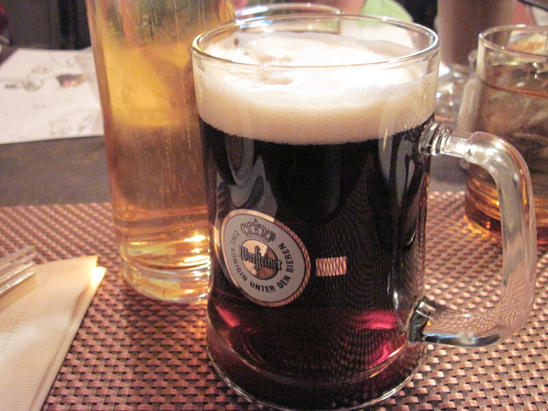 Dark Beer in a Mug — Brown