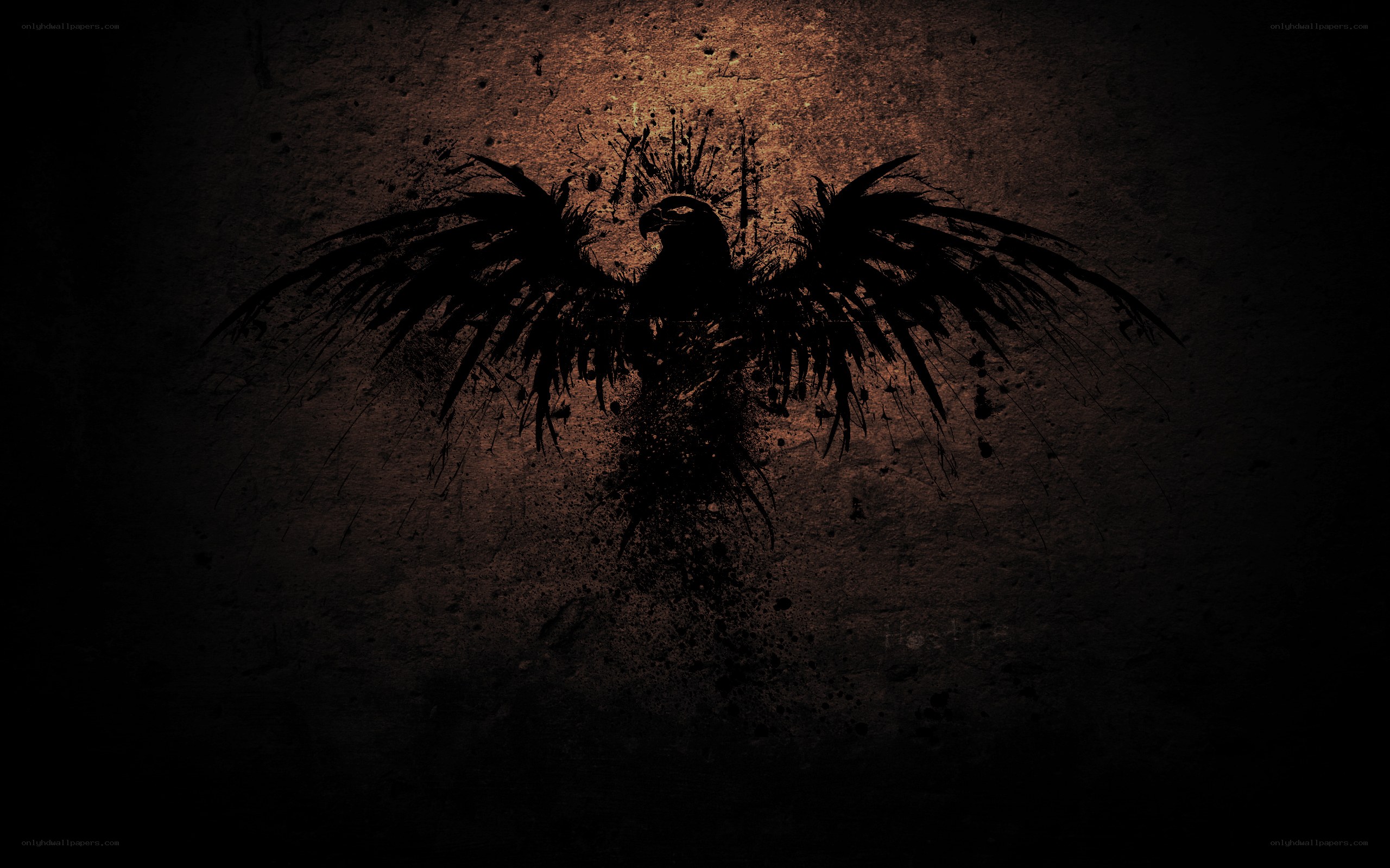 dark bird silhouette artwork
