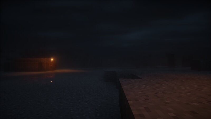 Dark Blocky Landscape