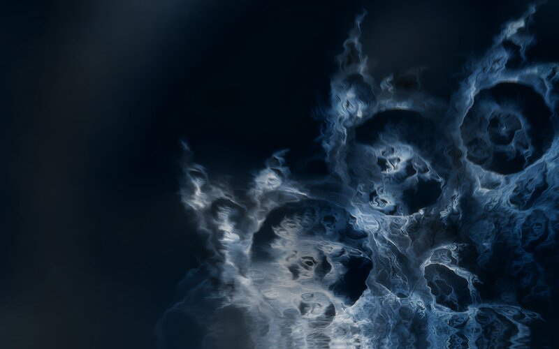 dark blue abstract smoke
