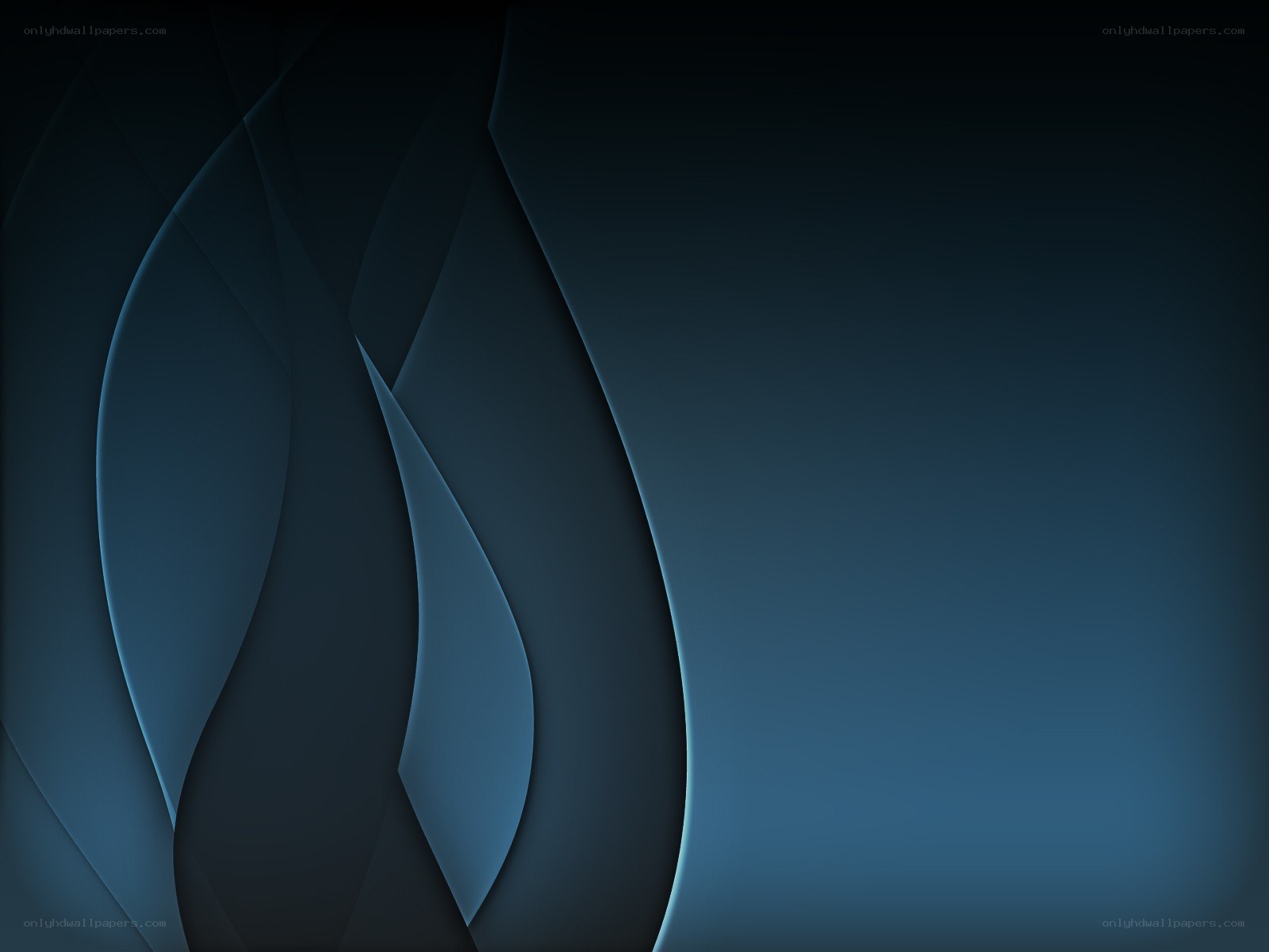 dark blue abstract waves