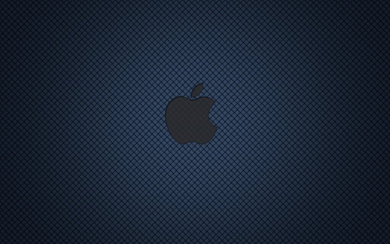 dark blue apple logo