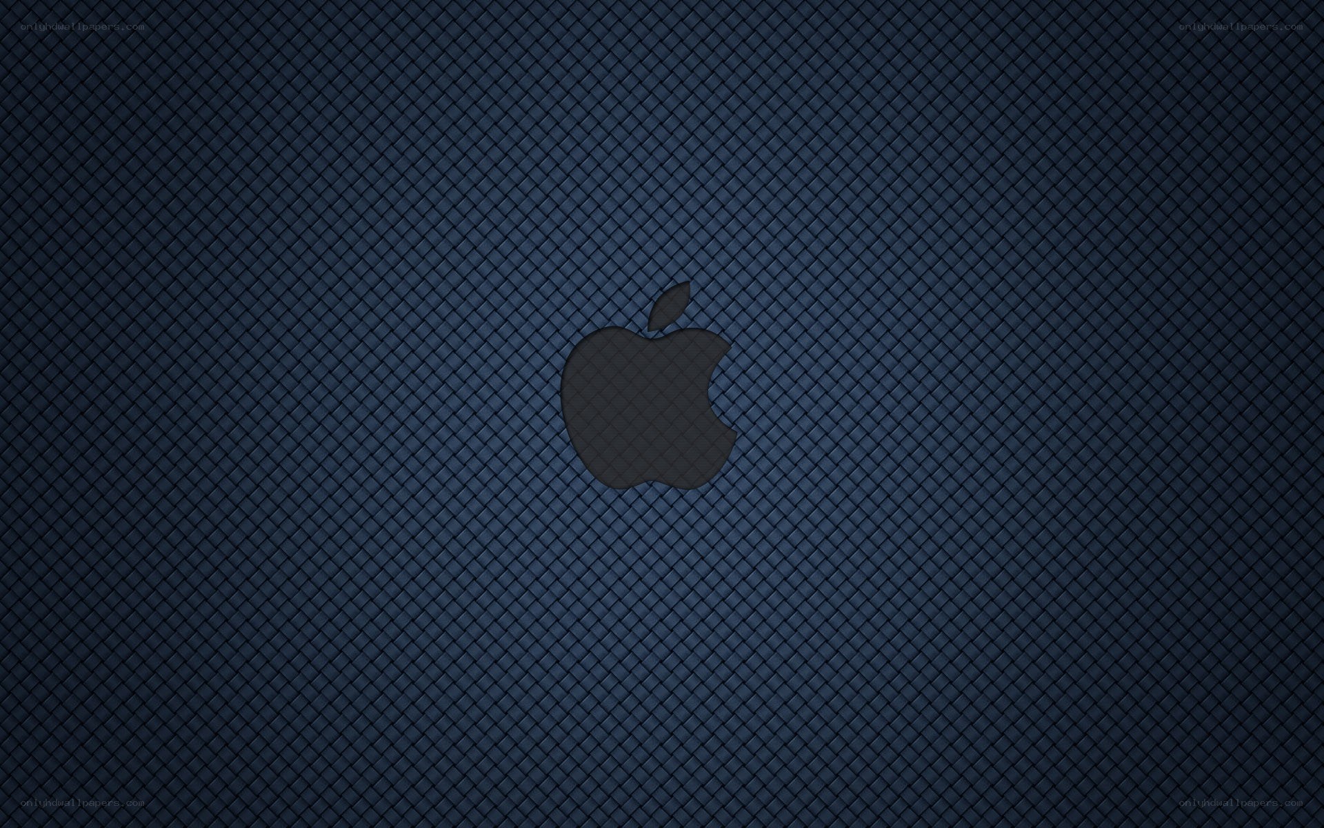 dark blue apple logo