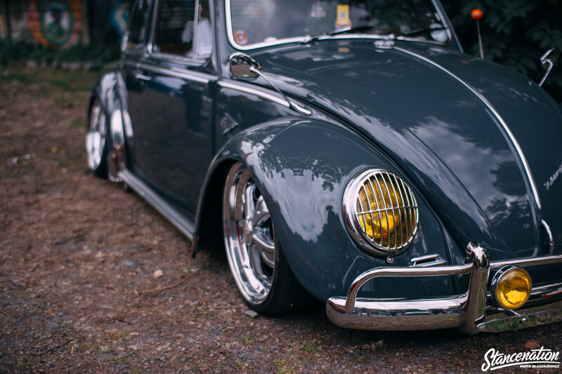 Dark Blue Beetle Car