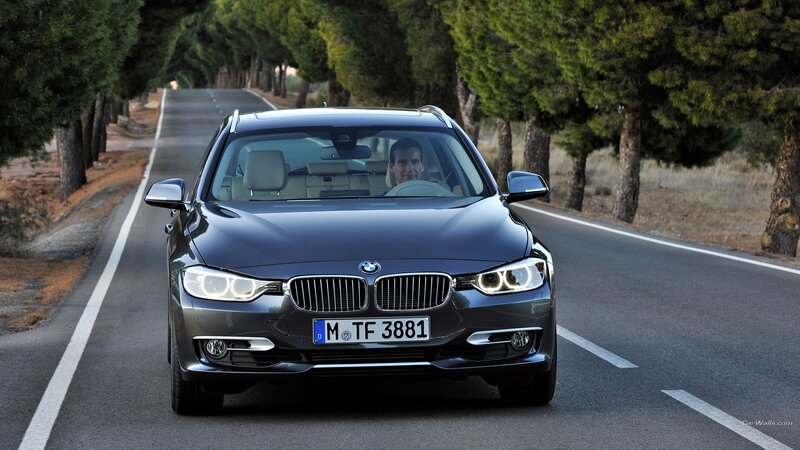 Dark Blue BMW Car — Gray, Calm