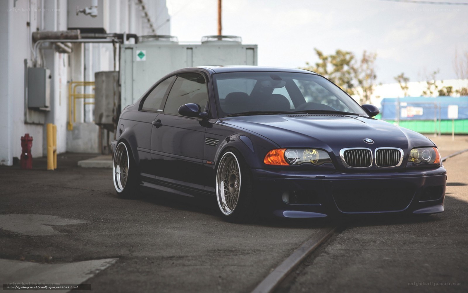 dark blue bmw coupe