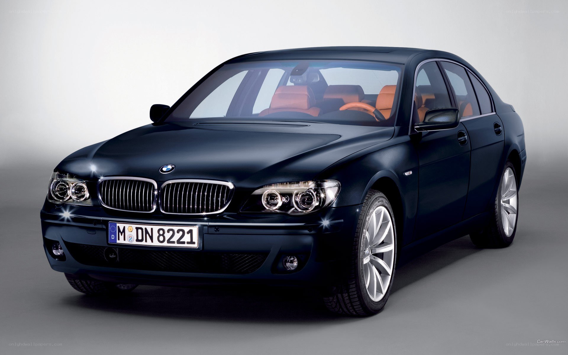 dark blue bmw sedan