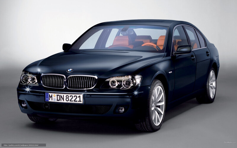 Dark Blue Bmw Sedan — Black