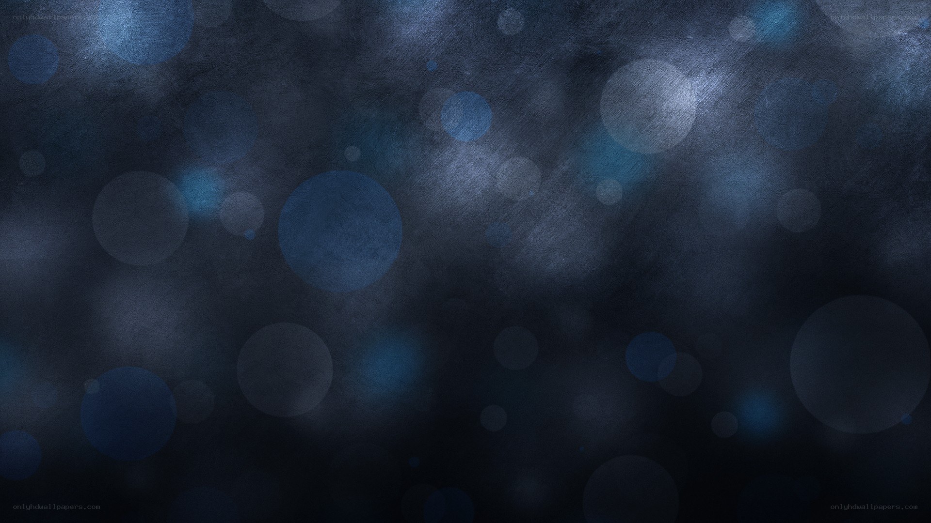 dark blue bokeh background