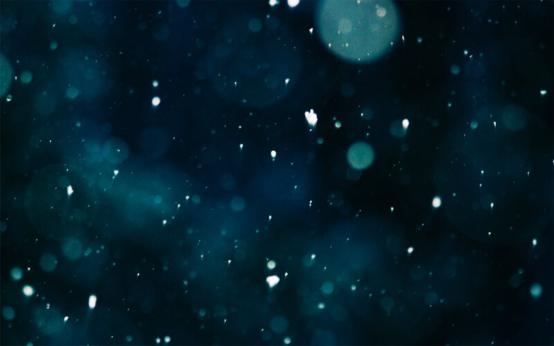 dark blue bokeh particles