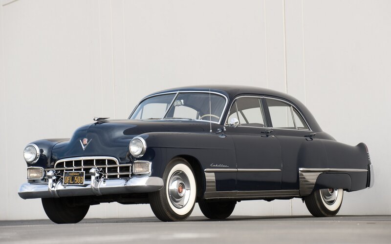 Dark Blue Cadillac Car