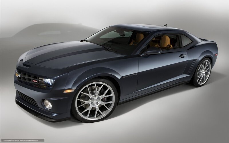 Dark blue Camaro SS