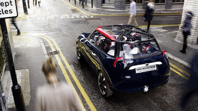 Dark Blue Concept Car — Urban