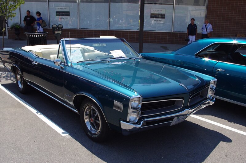Dark Blue Convertible Car — Bright