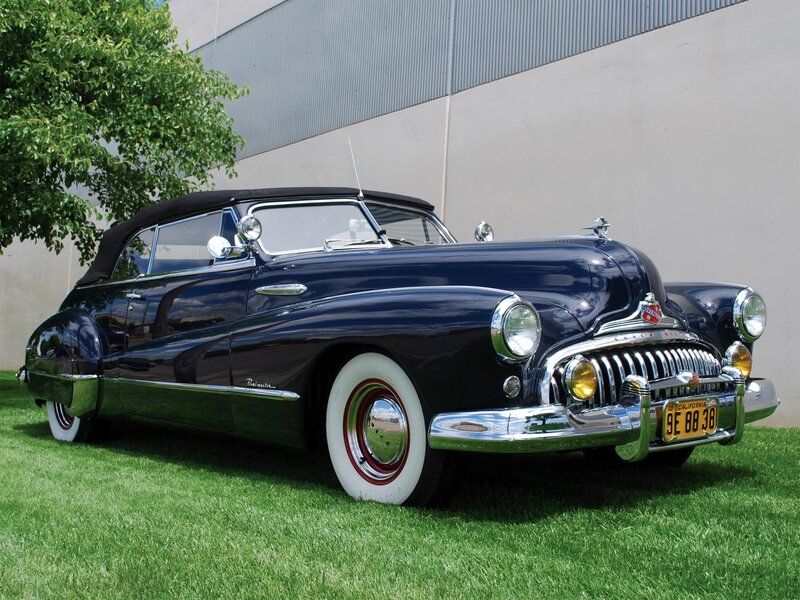 Dark Blue Convertible Car — Calm, Afternoon, Photograph