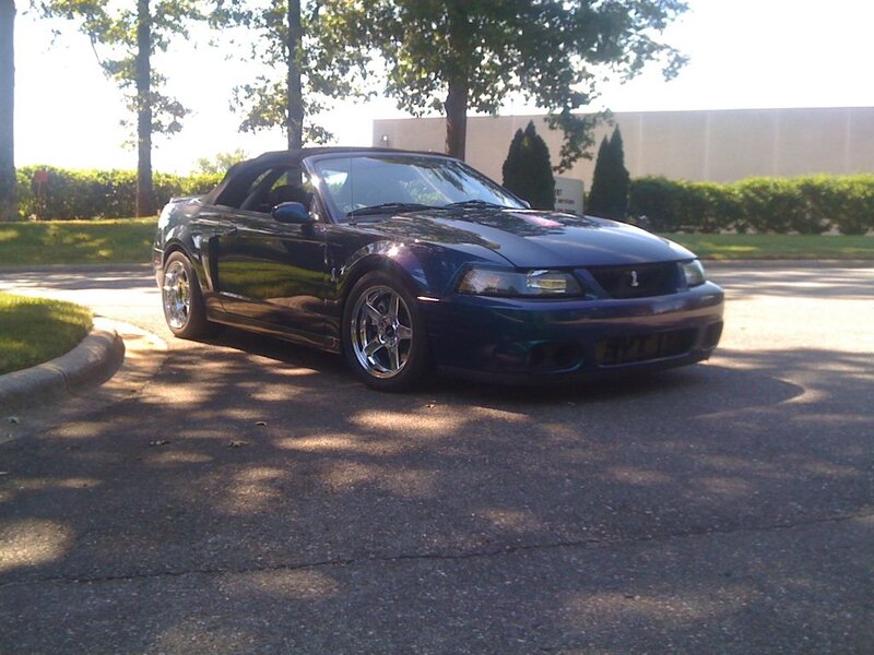 Dark Blue Convertible Car — Calm