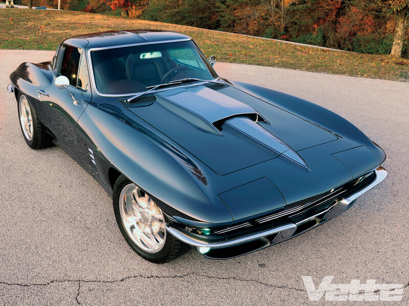 Dark Blue Corvette Car — Calm