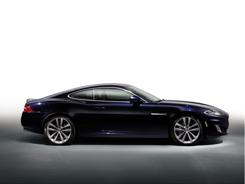 Dark Blue Coupe Car — Dramatic