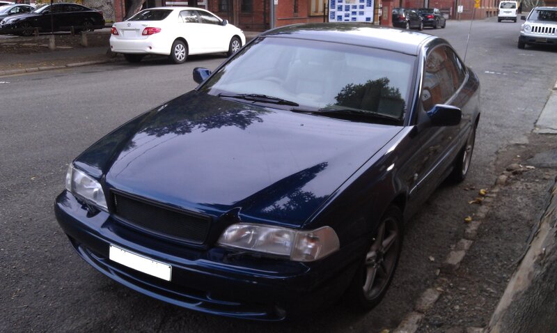 Dark Blue Coupe Car — Neutral