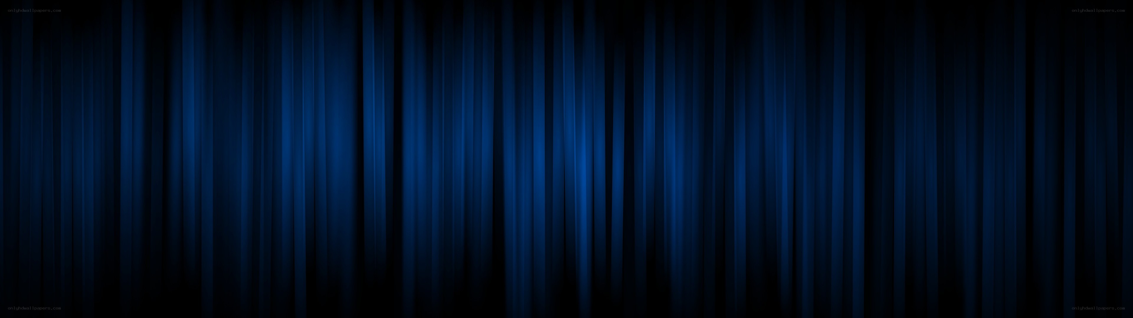 dark blue curtain background