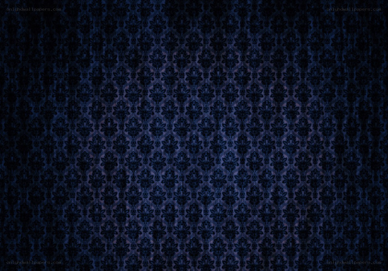 dark blue damask pattern