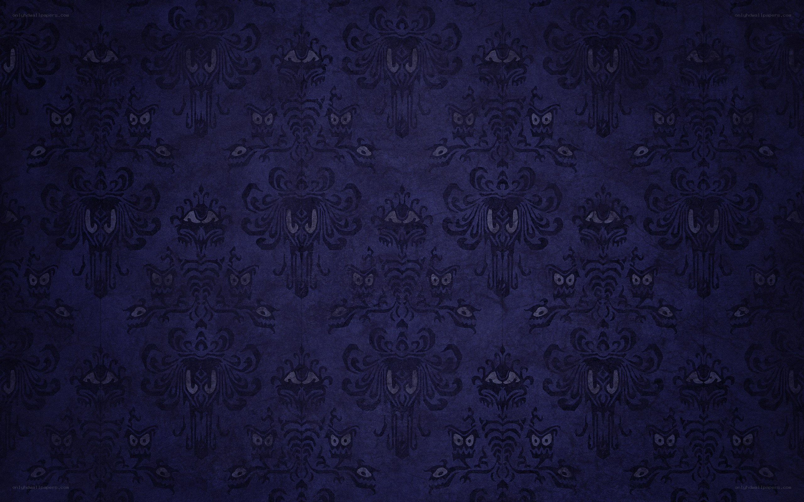 dark blue damask pattern