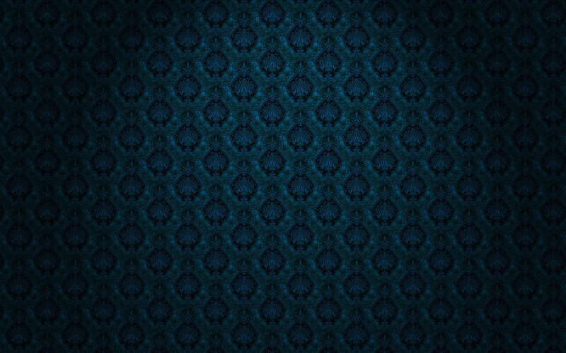 Dark Blue Damask Pattern — Digital Art