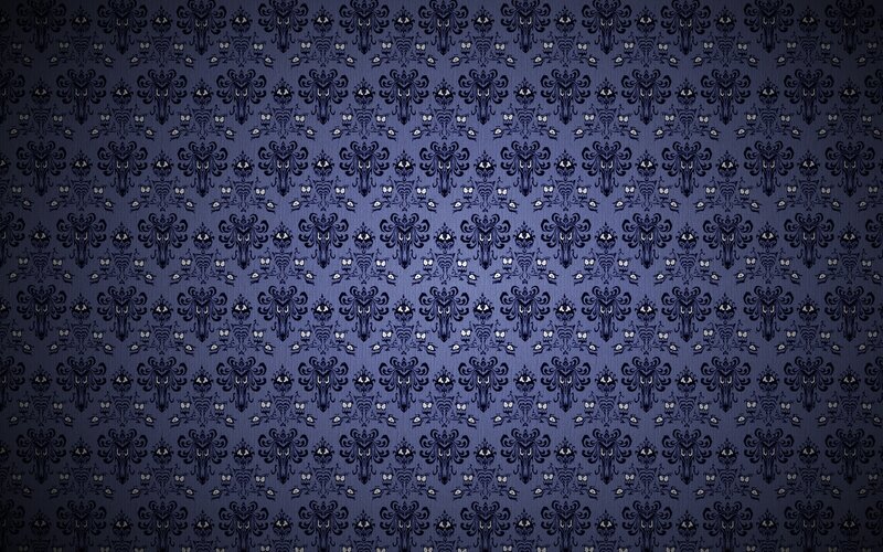 Dark Blue Damask Pattern — Mysterious