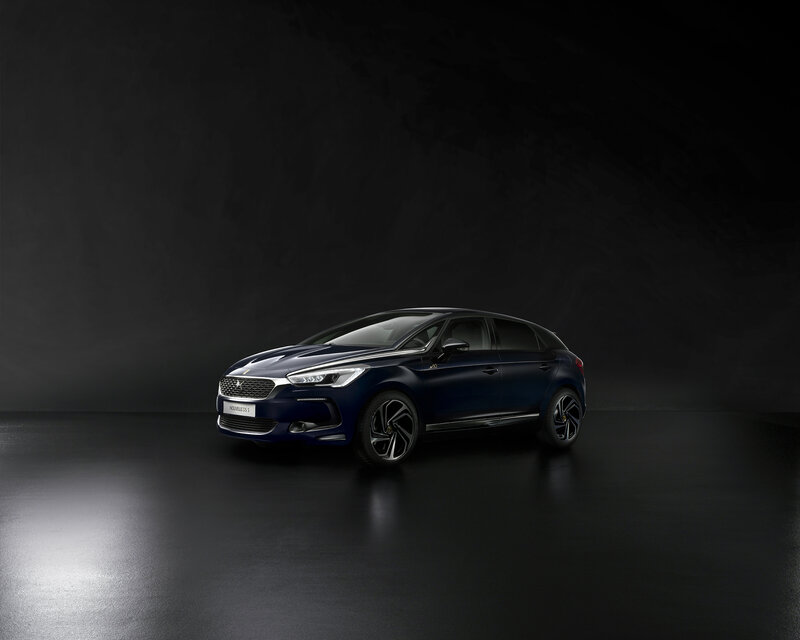 Dark blue DS 5 car