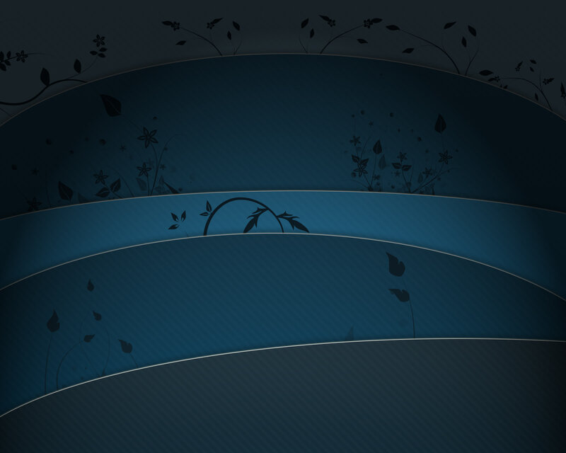 dark blue floral abstract background