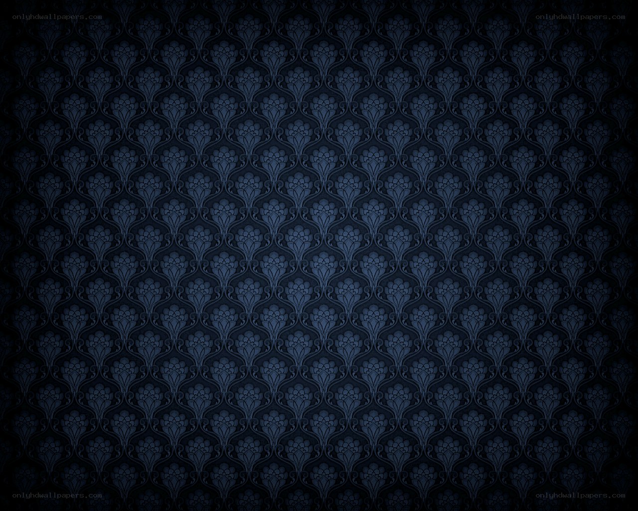 dark blue floral pattern