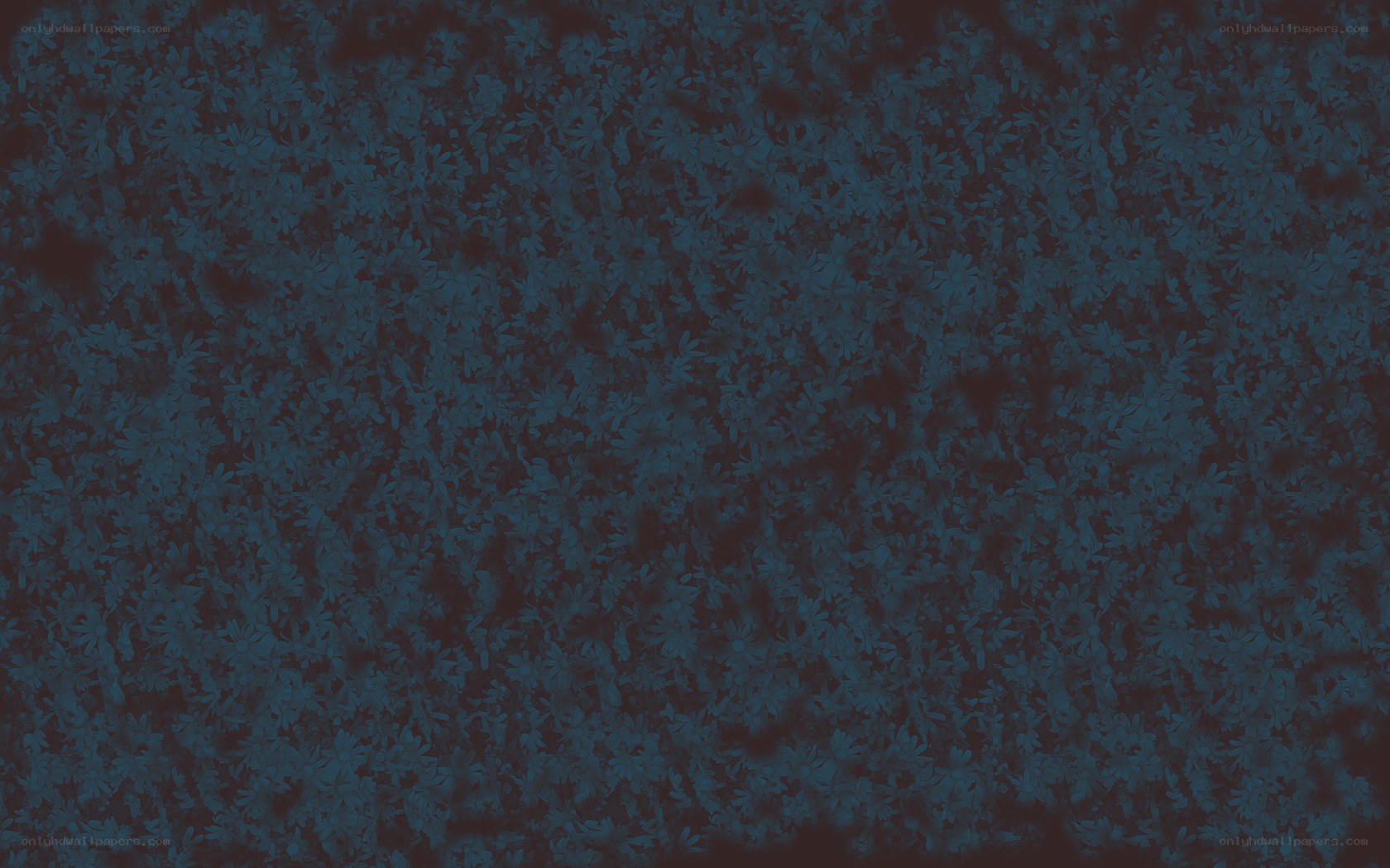 dark blue floral pattern