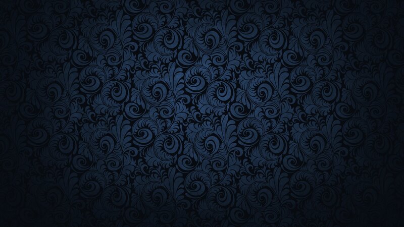 dark blue floral pattern