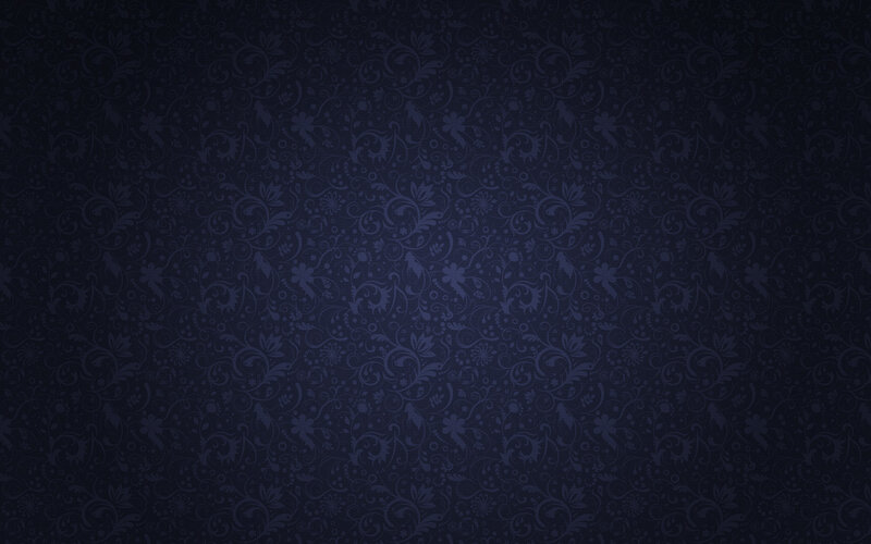 Dark Blue Floral Pattern — Calm