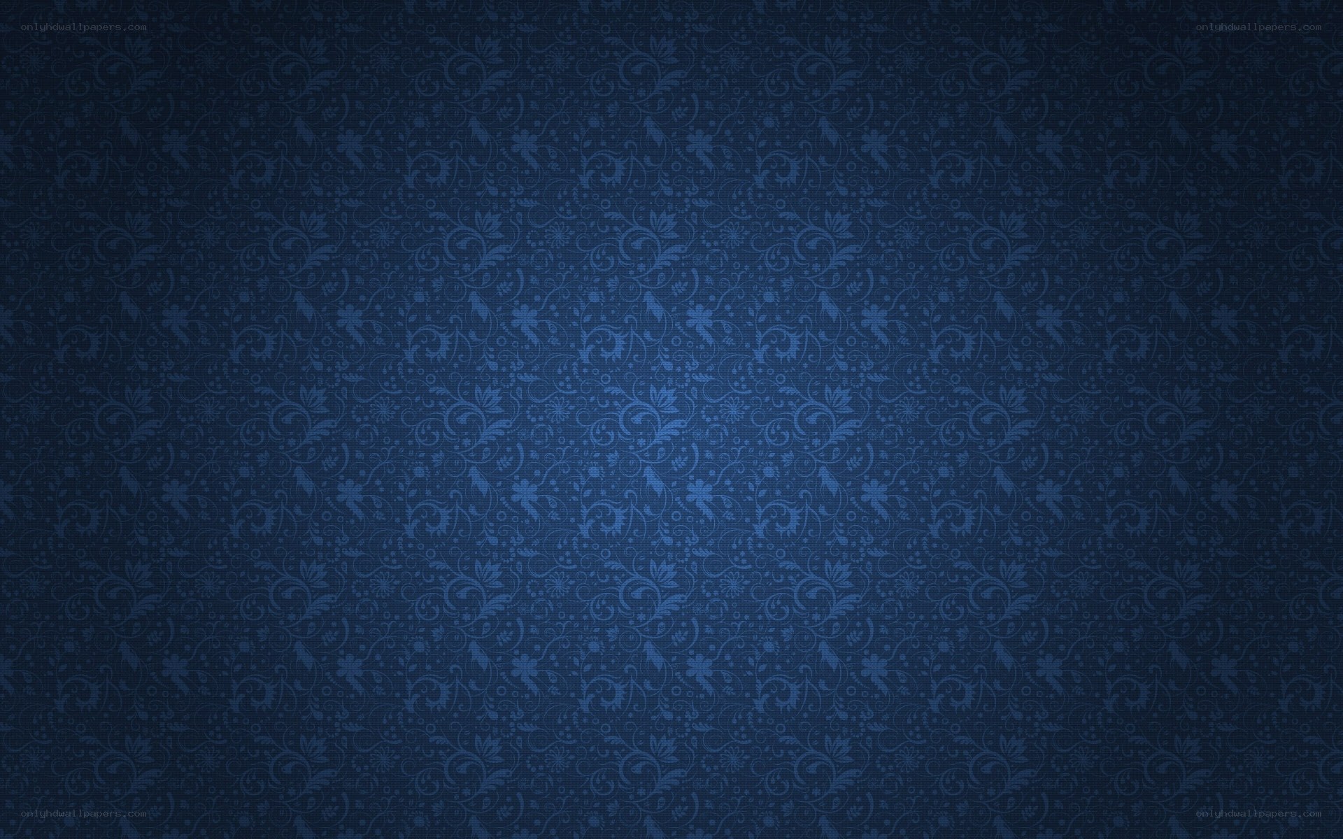 dark blue floral pattern
