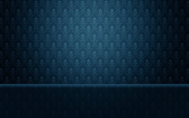 dark blue floral wallpaper