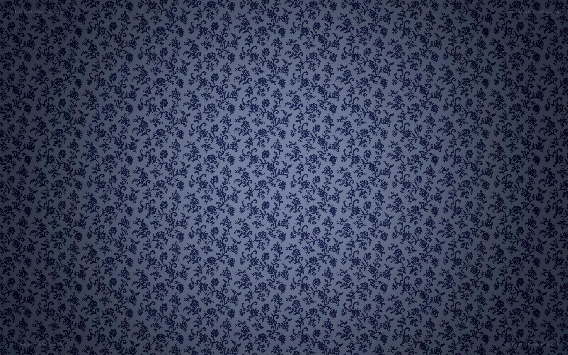 dark blue floral wallpaper