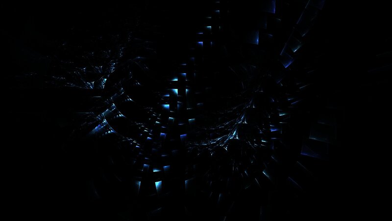 dark blue fractal pattern