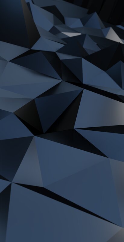 Dark Blue Geometric Pattern — Minimalist