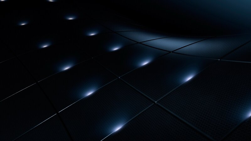 dark blue grid with lights