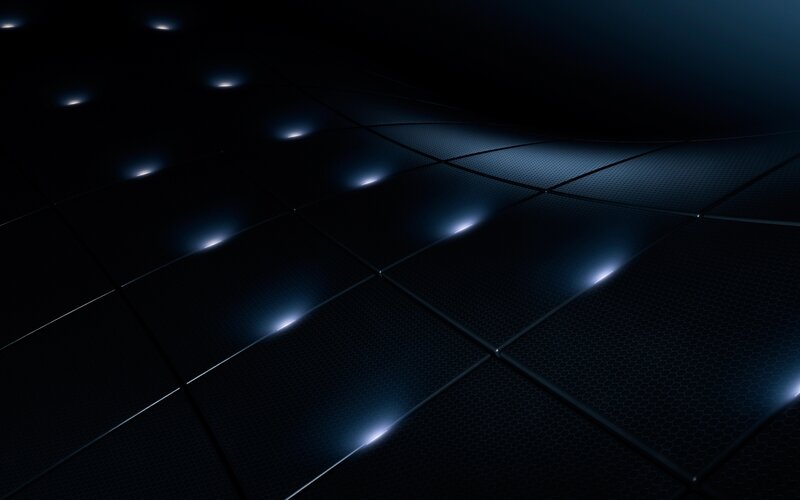 dark blue grid with lights