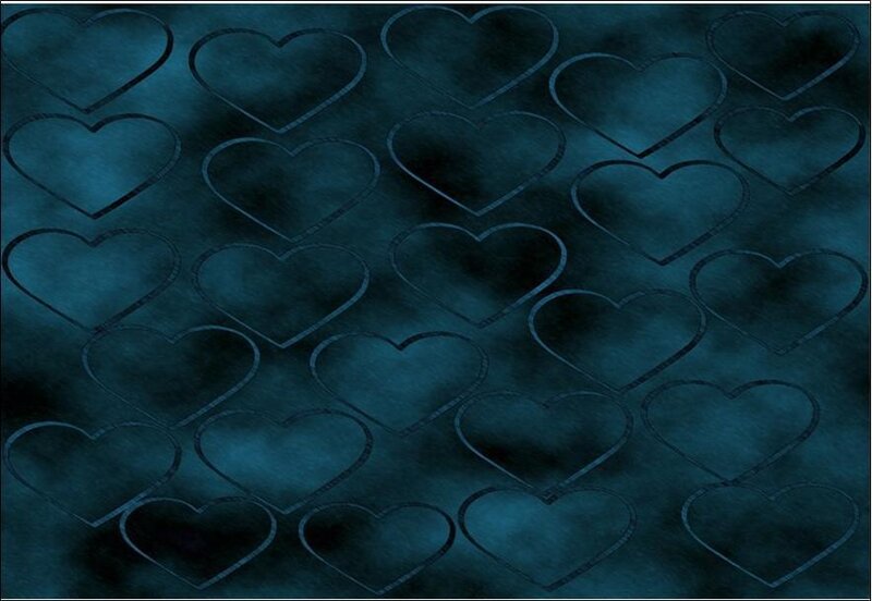 dark blue heart pattern