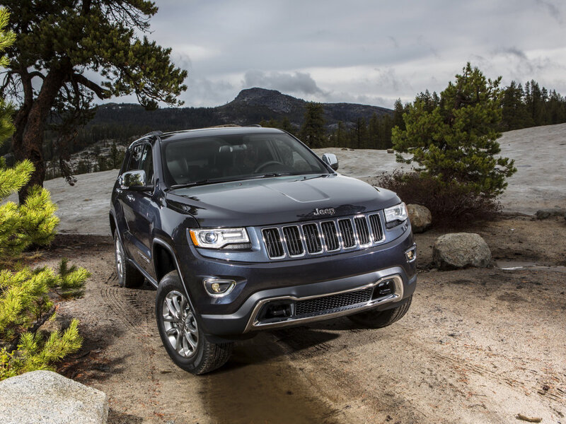 Dark Blue Jeep Suv