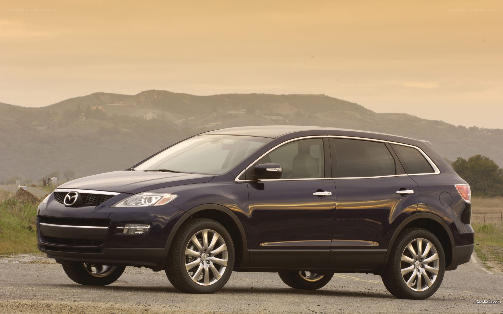 Dark blue Mazda CX-9 SUV