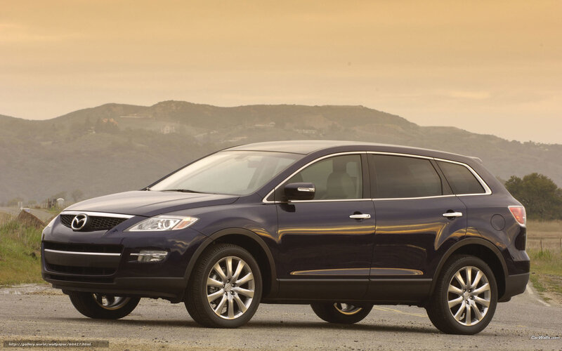 Dark blue mazda cx-9 suv