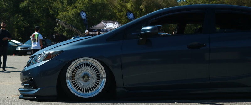Dark Blue Modified Car — Outdoor