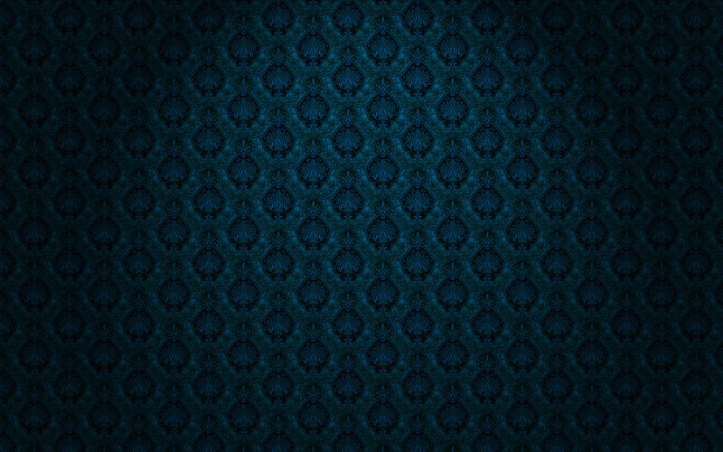 Dark Blue Patterned Wallpaper — Abstract, Pattern