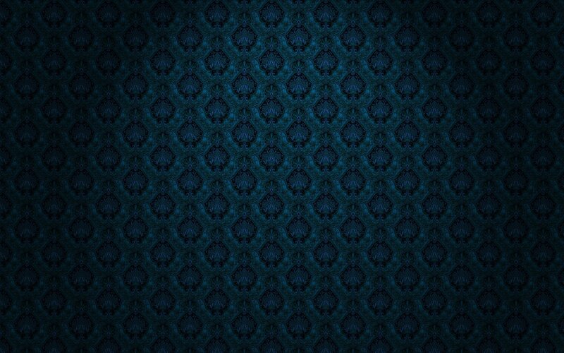Dark Blue Patterned Wallpaper — Abstract