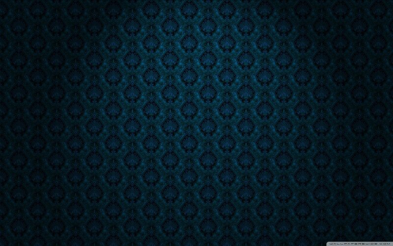 Dark Blue Patterned Wallpaper — Pattern